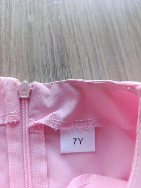 Dievčenské ružové šaty, 128