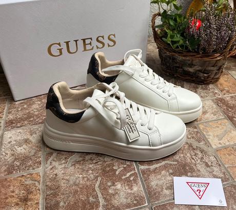 Nové kožené guess tenisky s balením, guess,36