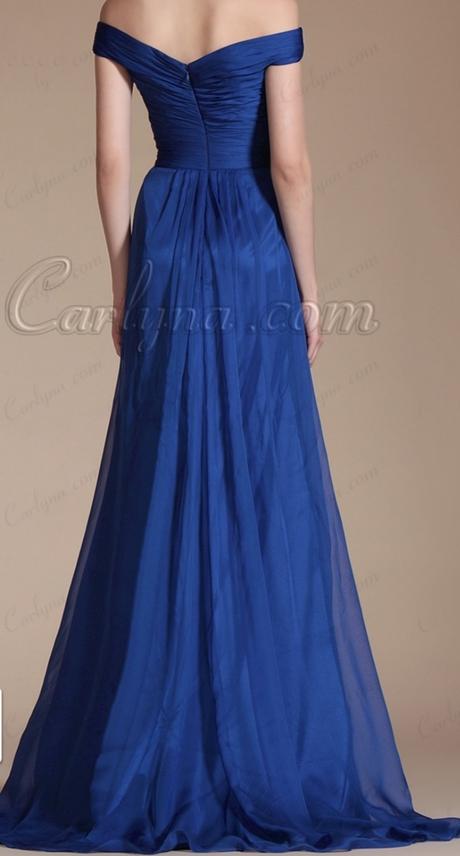 Spoločenské šaty dlhé, modré, xs