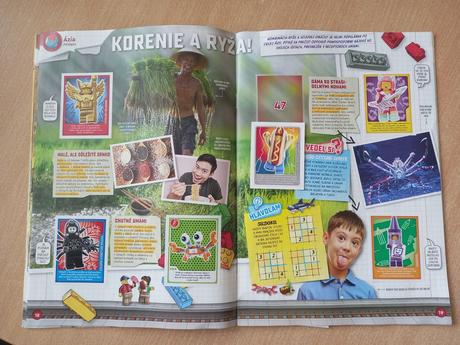 Lego zberateľský album s nálepkami,