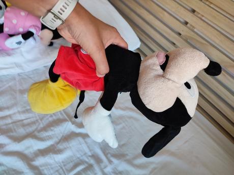 Plyšáky mickey, minnie, 