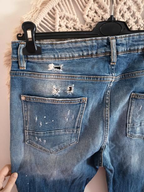 Roztrhané džínsy zara, zara,xl