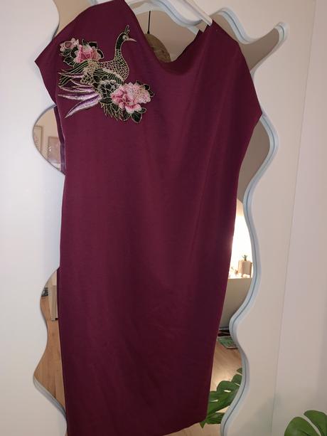 Purpurove šaty l/xl, l