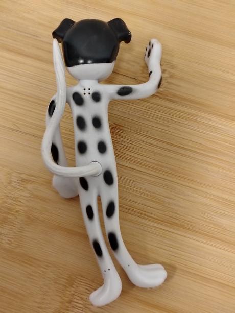 Ohybný psík dalmatín, antistresová hračka, 13,5 cm, 