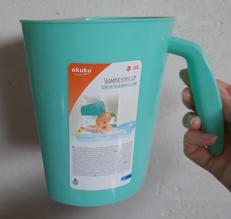 Nádobka na umývanie vlasov akuku mätová, 