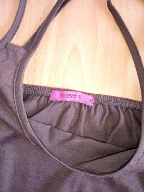 Bavlnene tričko s tyrkysovou aplikaciou s/m, s