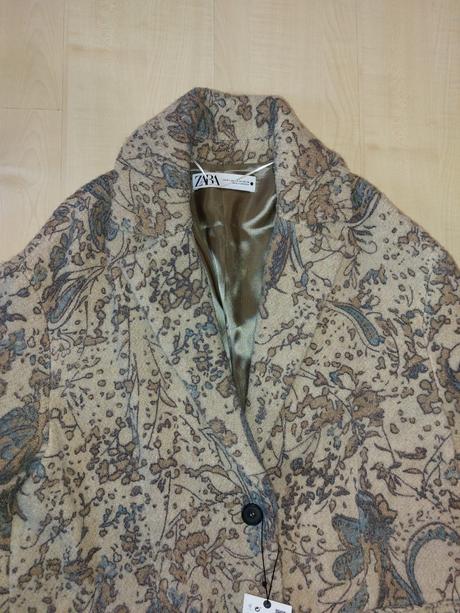 Vlneny kabát zara, zara,l / m