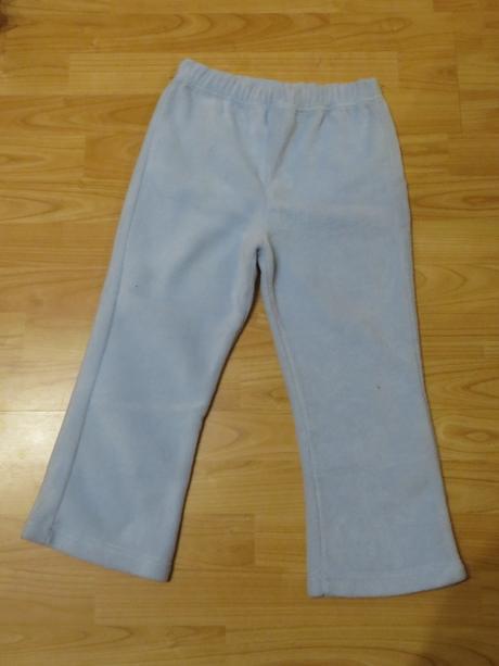 Flaušové teplé tepláky - veľ. 116, items,116