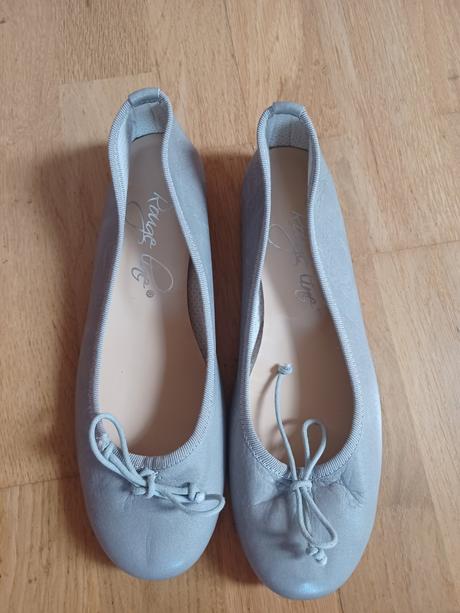 Kožené balerínky, 37