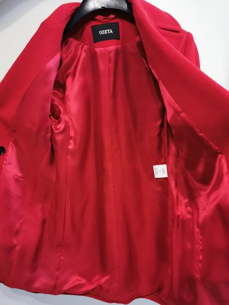 Dámsky vlnený kabát s prímesou kašmíru, 36