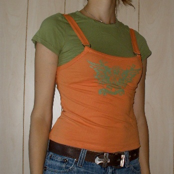 Trendové nohavice a topík. budte in, warehouse,s