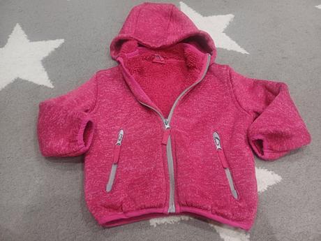 Teplá mikina ...ako nová..92...cyklamenova, 92