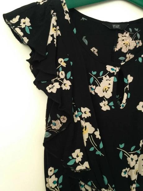 F&f letné kvetinové šaty z viskózy, f&f,xs