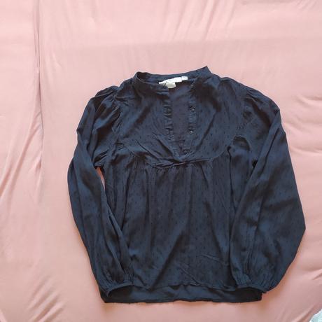 Riasena romanticka bluzka, h&m,m
