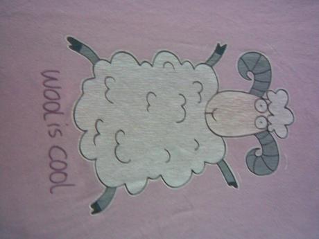 Vrchný diel pyžamka s ovečkou s dl. ruk., benetton,116