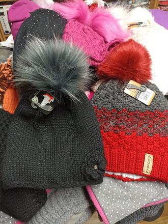 Pletená čiapka na zimu zateplena flisom, 92 - xxxl