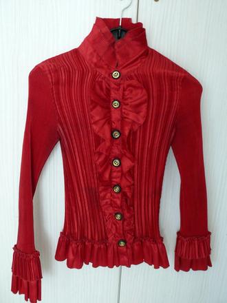 Bordová blúzka elastická, m