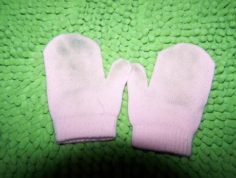 Ružové rukavičky palčáky so sovičkou, 80