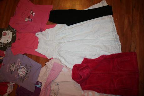 Divčenské oblečenie balik velkost 110/116, 104–116