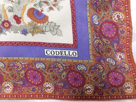 Codello kvalitná luxusna hodvabna elegantná šatka, xl