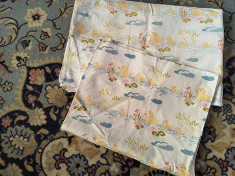 Bavlnené návliečky s kačičkami, šírka (cm): 75,dĺžka (cm): 60