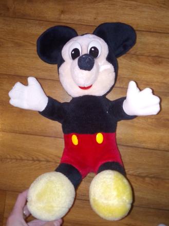 Velky plysovy mickey mouse 35cm,