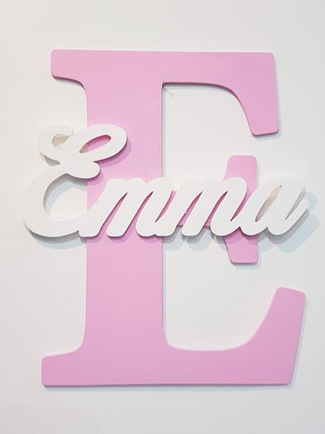 Písmeno s menom cca 30-35cm, 