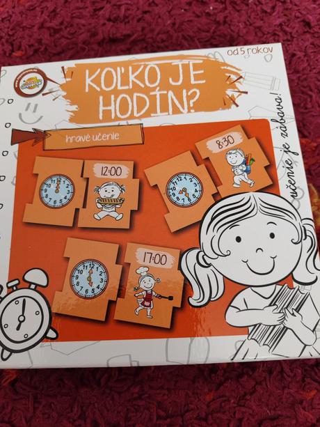 Hra - puzzle. koľko je hodin, 