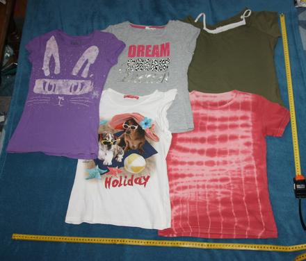 5 x tricko 146/152, 146