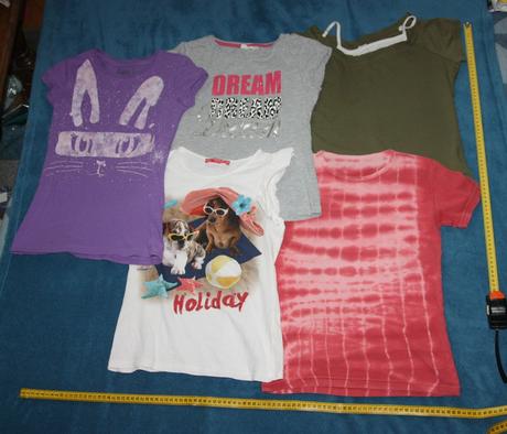 5 x tricko 146/152, 146