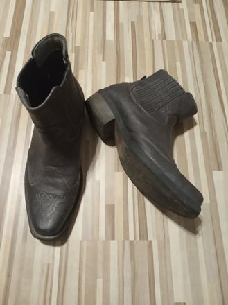 Kožené kotníkové topánky 41, mustang,41