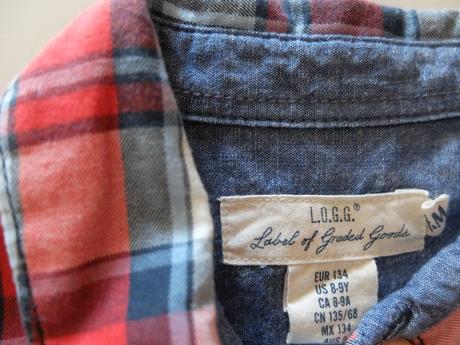 Košeľa hm 134, h&m,134