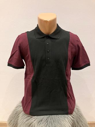 Chlapčenské polo tričko bordovo-čierne (16 r.), original marines,176