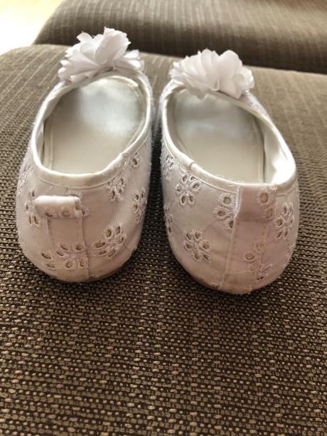 Plátené slávnostné balerínky, h&m,28