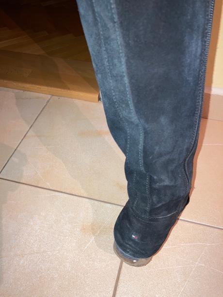 Tommy hilfiger kožene čižmy 37, tommy hilfiger,37