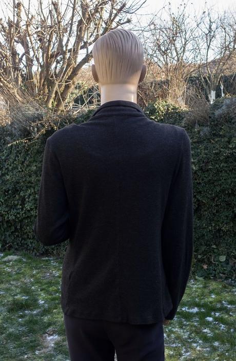 Teplákové grafitové sako, esprit,l