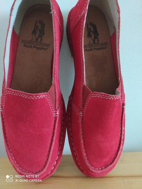 Nové kožené krásne štýlové mokasíny hush puppies, hush puppies,37