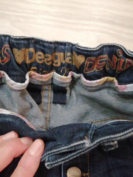 Desigual vyšívané rifle, desigual,m