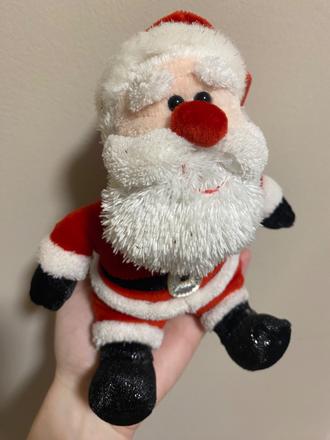 Plyšový mikuláš / santa claus,