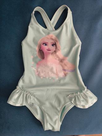 Dievcenske plavky frozen, h&m,116