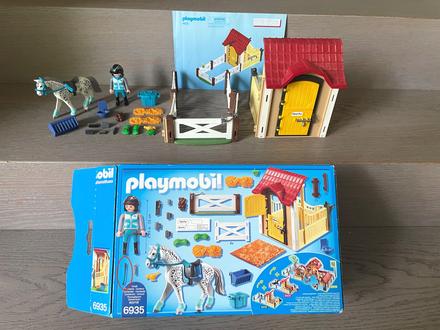Playmobil 6935 box pro appaloosa,