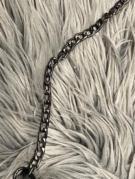 Modrá kabelka s retiazkou bershka, bershka