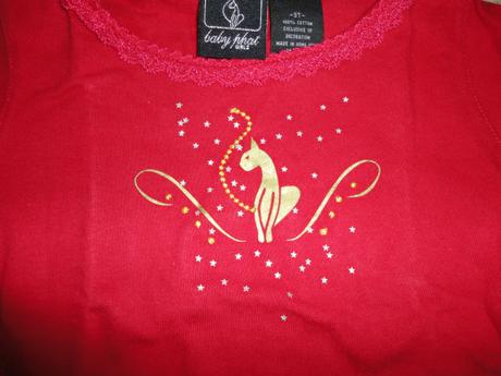 Tricko so zlatou  macickou baby phat, 92