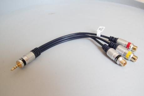 Krátky kábel vitalco av/aux, 