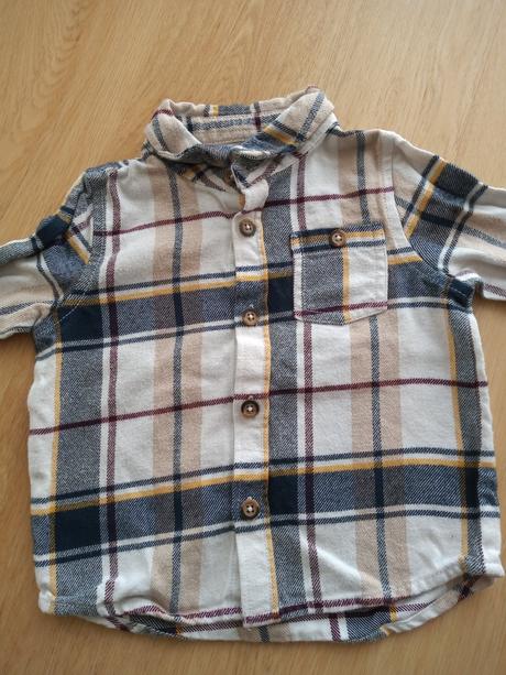 Kockované košele s dlhým rukávom, zara,86