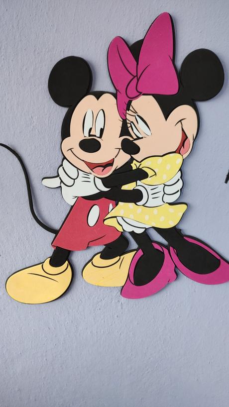 Sada penovych nalepiek - mickey & minnie, 