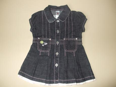 Rifľové šatičky baby club, c&a,68