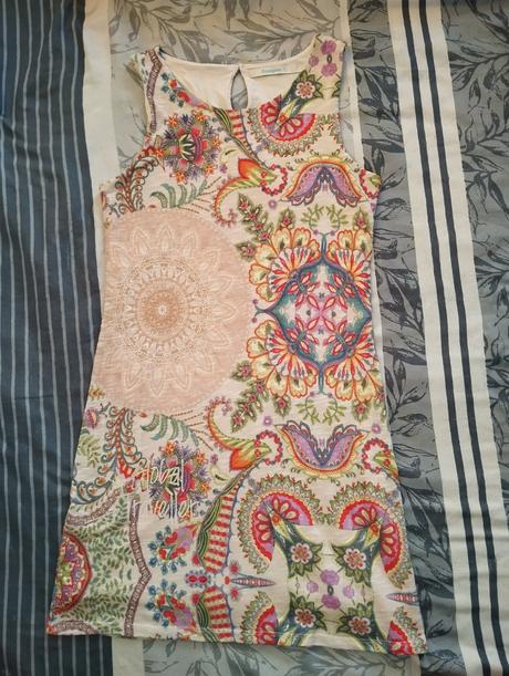 Desigual krémové šaty, desigual,m