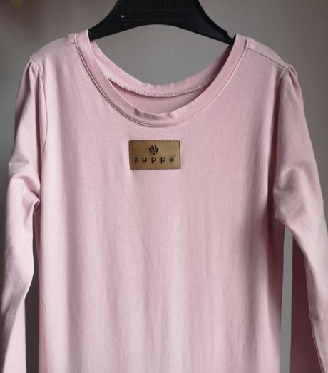 Svetloružové šaty s extratočivou sukňou zn. zuppa, 128