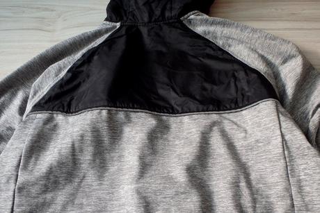 Mikina na zips zn. klimatex, v. l, čierna/šedá, l